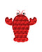 Pop It Red Shrimp Fidget Toy